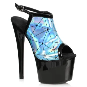 709-ZION 7" HOLOGRAPHIC SANDAL