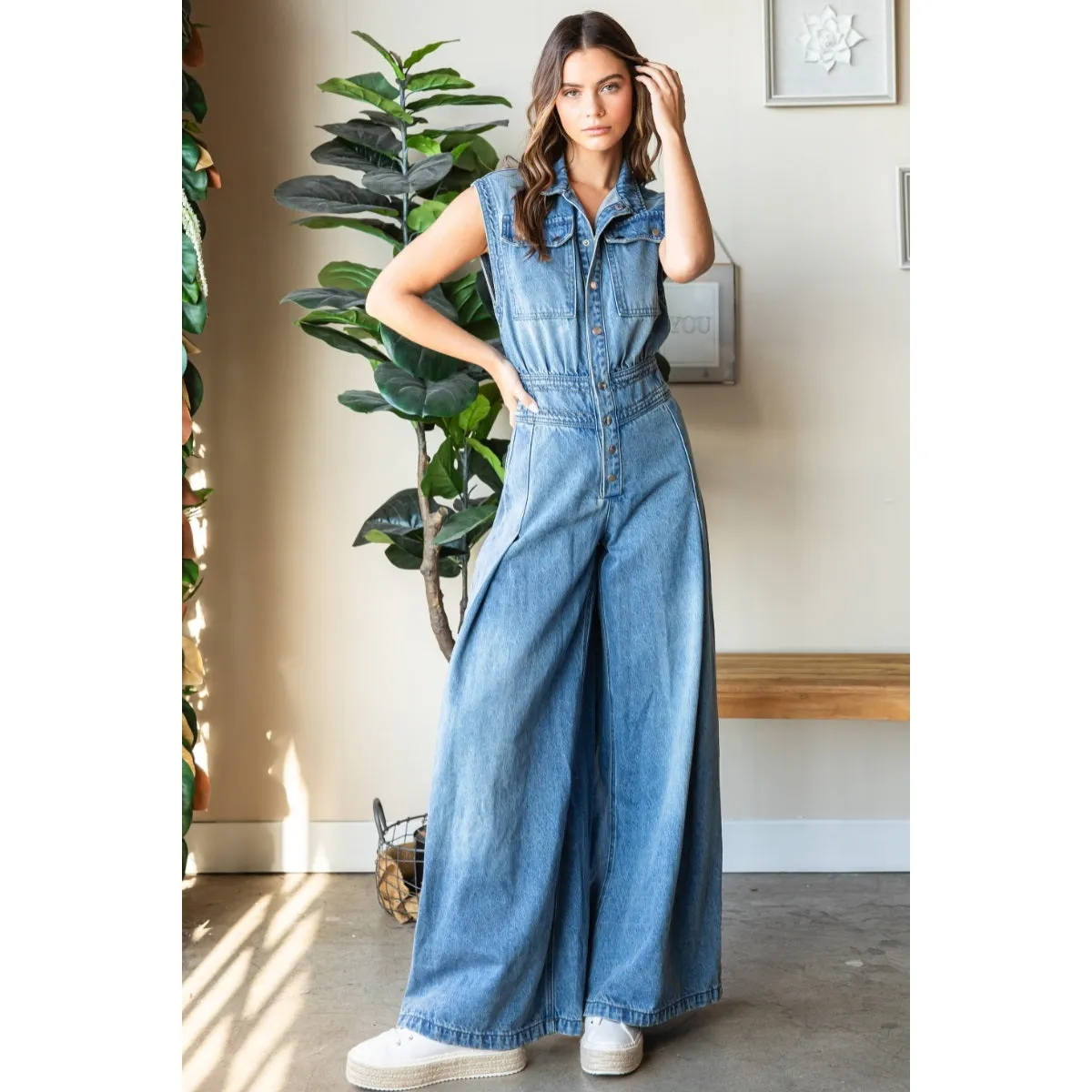 Denim Babe Jumpsuit