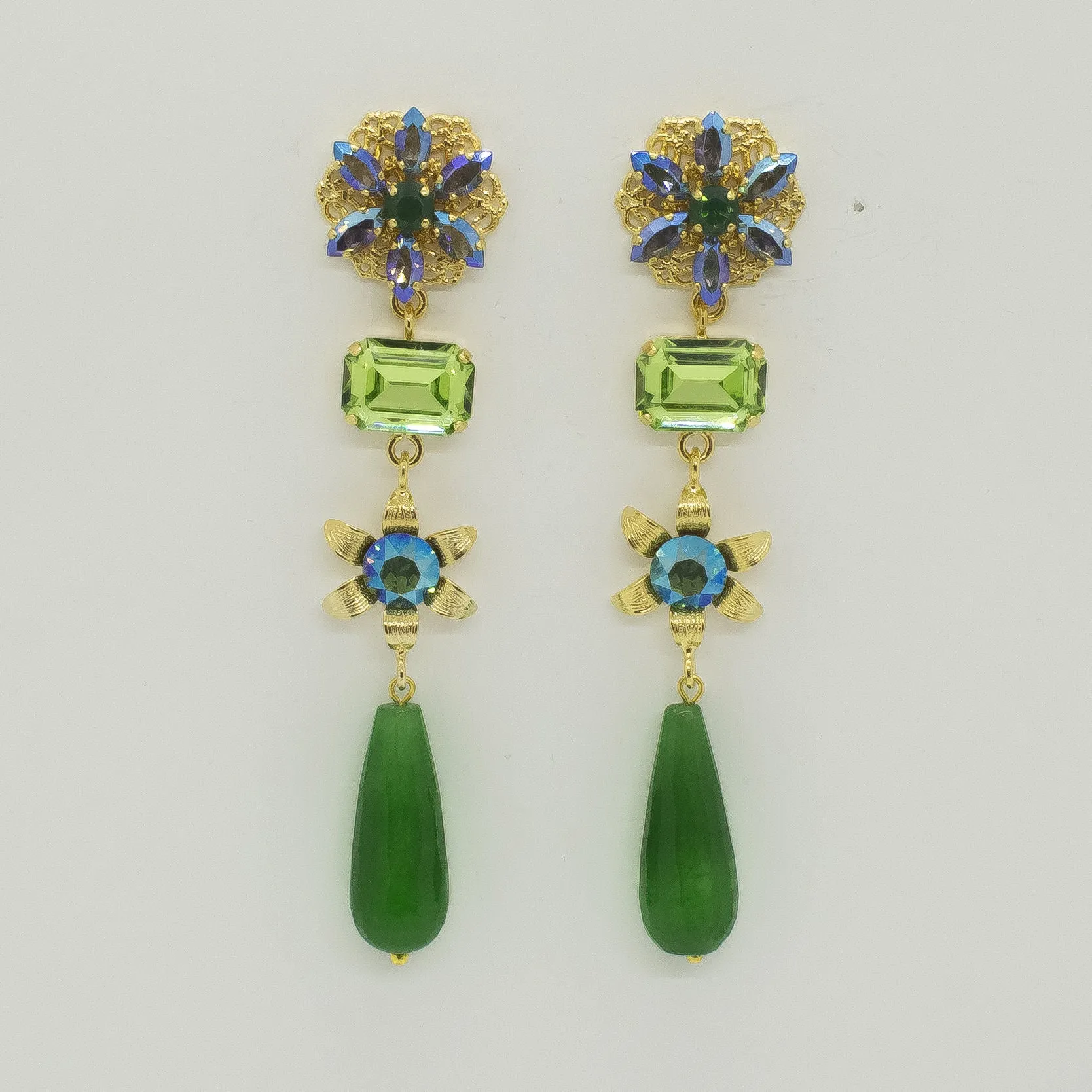 Earring Giselle Multi Green