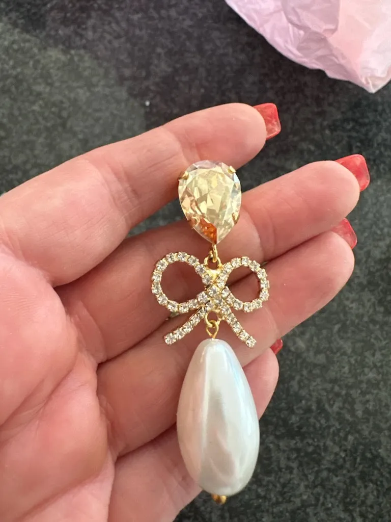 Earring Louise Champagne