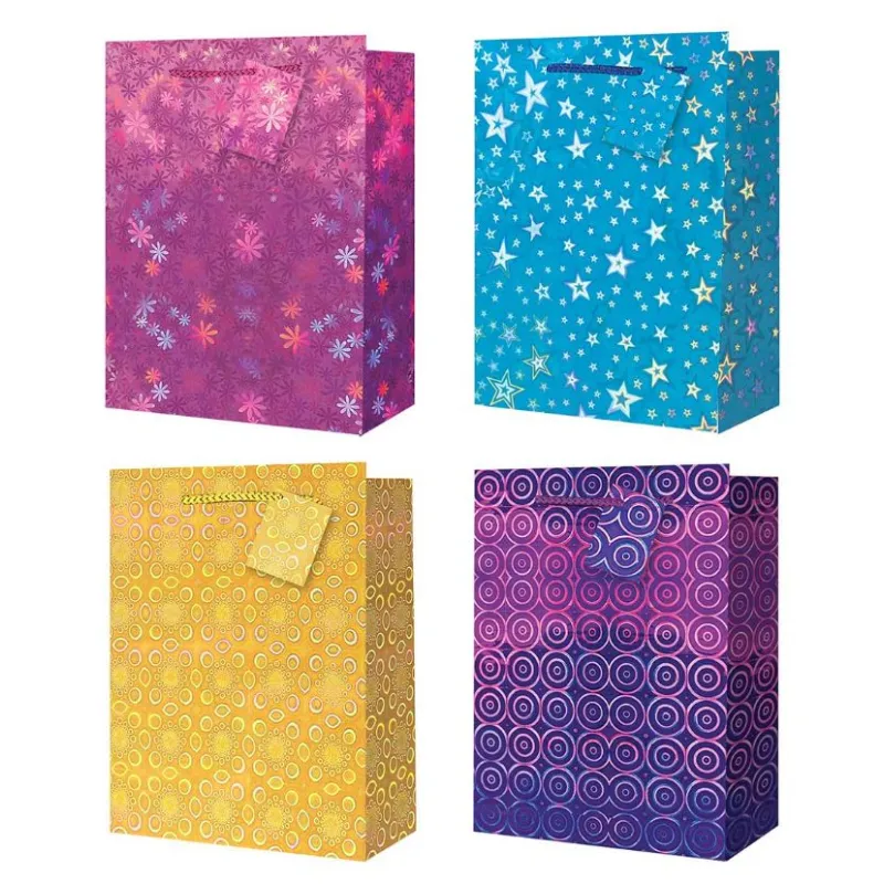 Gift Bag Medium Holographic - Case of 12