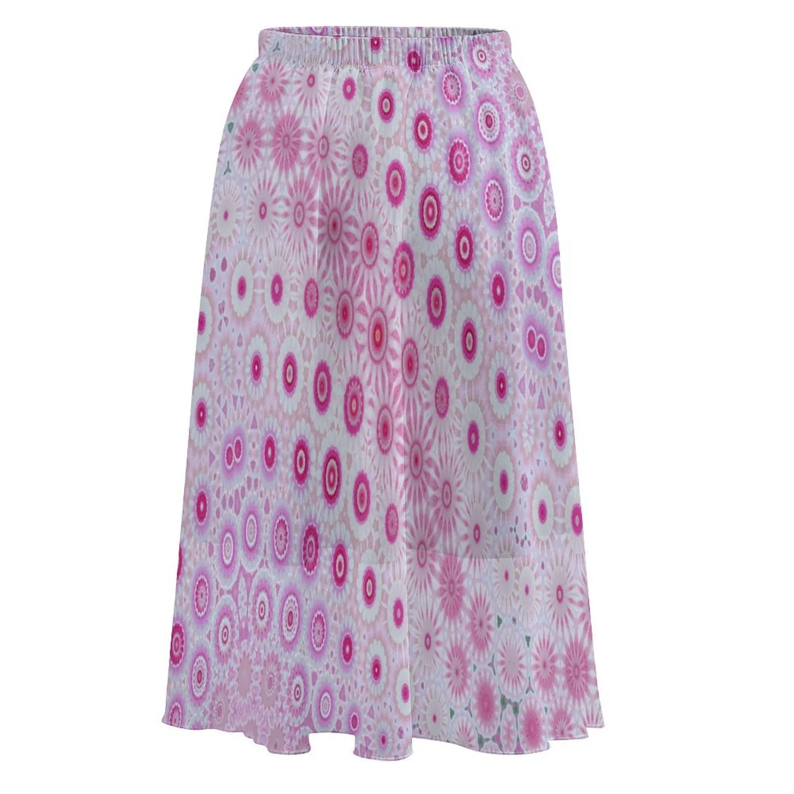 Layered Chiffon Skirt Peonies