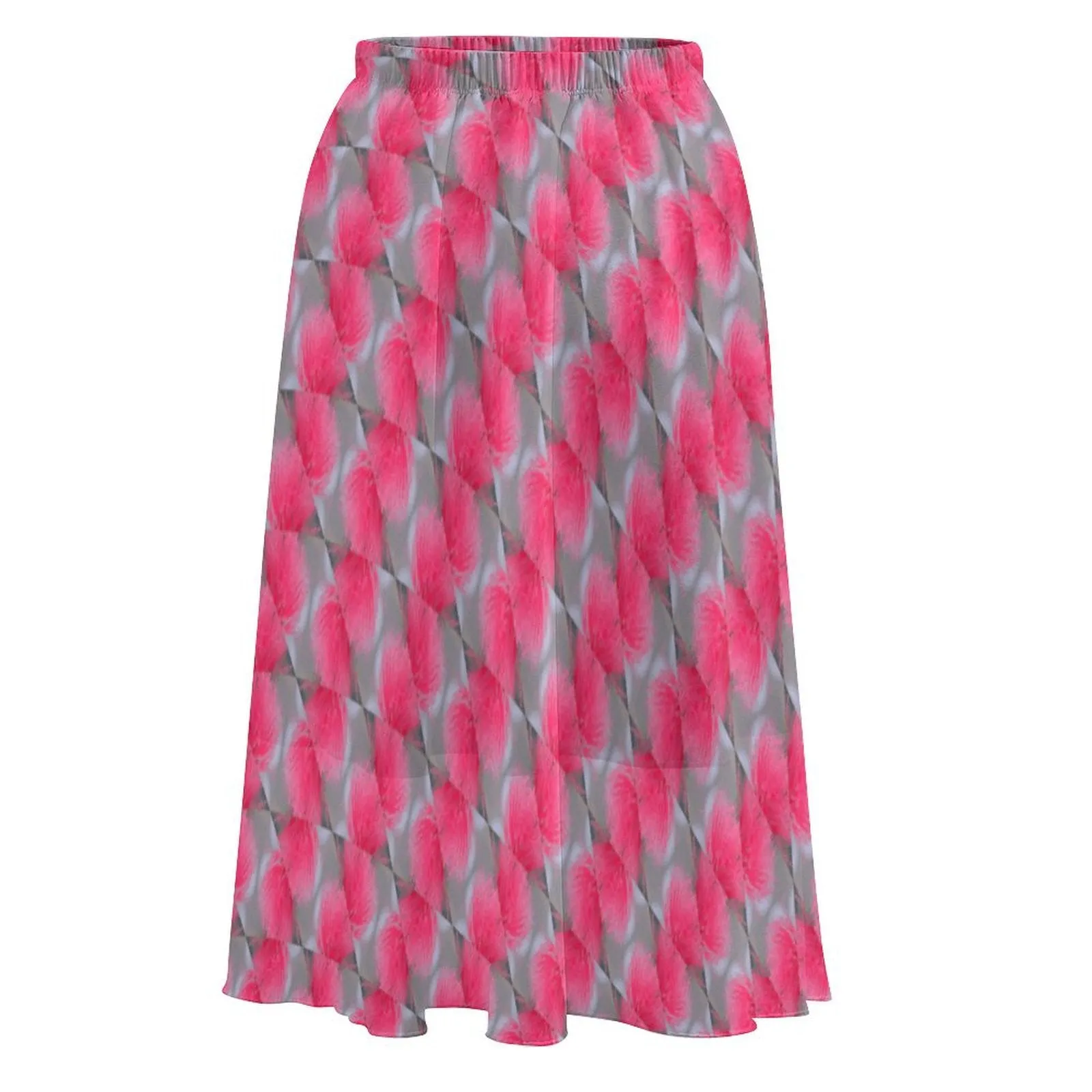 Layered Chiffon Skirt Pink Butterfly Balm