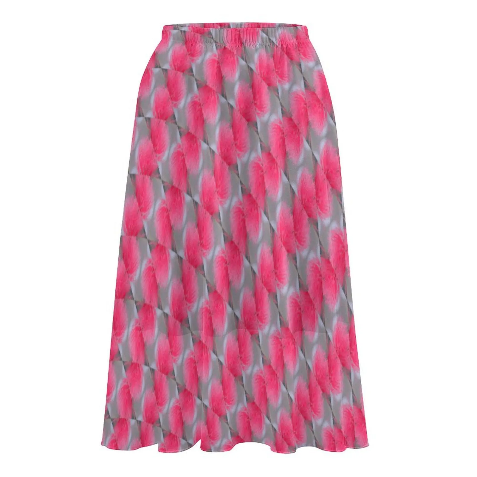Layered Chiffon Skirt Pink Butterfly Balm