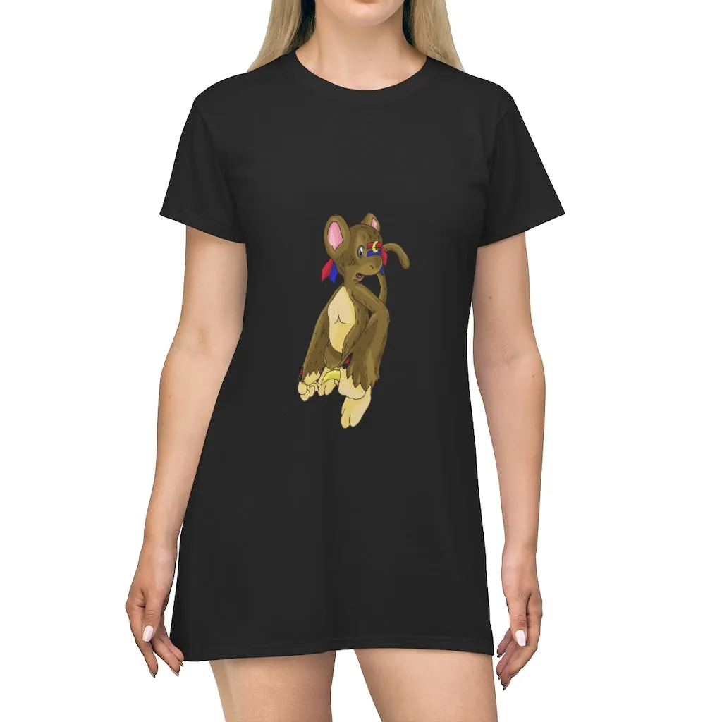 Moonki All Over Print T-Shirt Dress