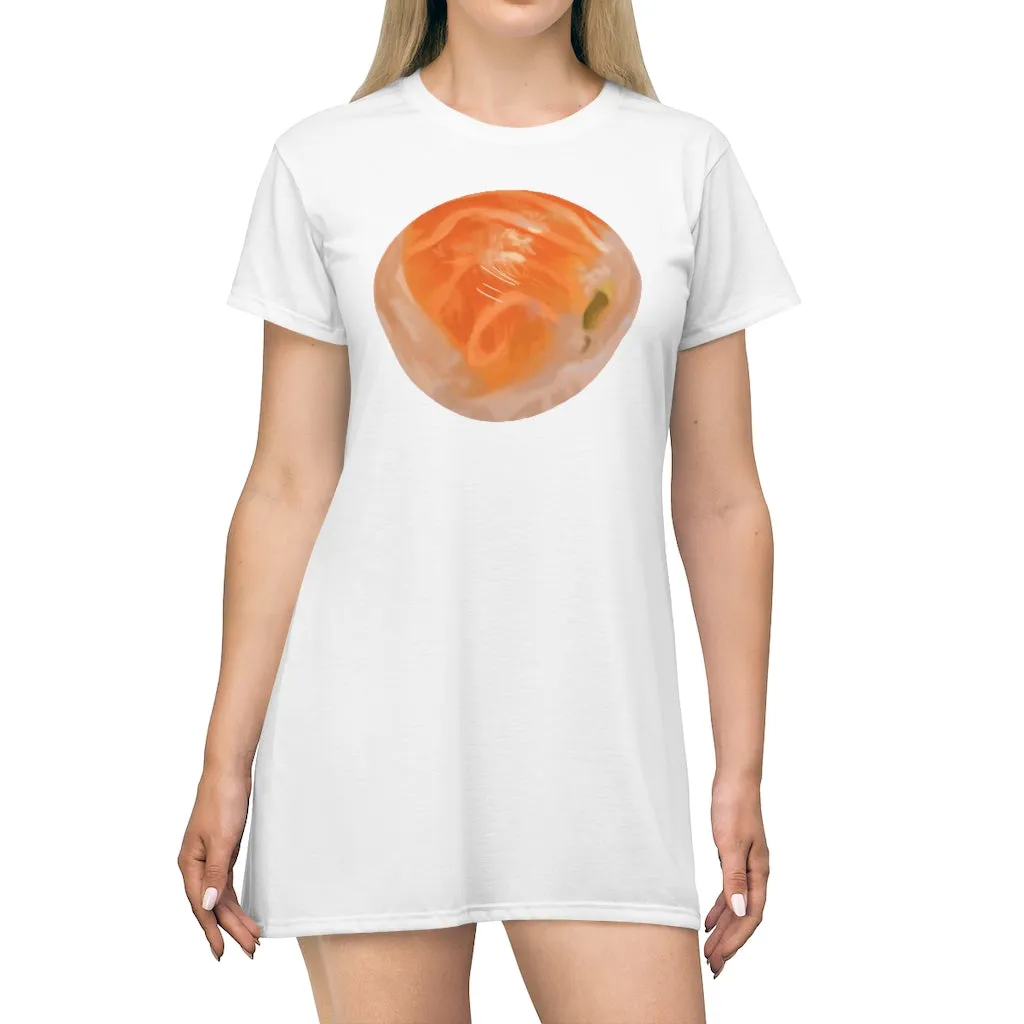 Sushi All Over Print T-Shirt Dress