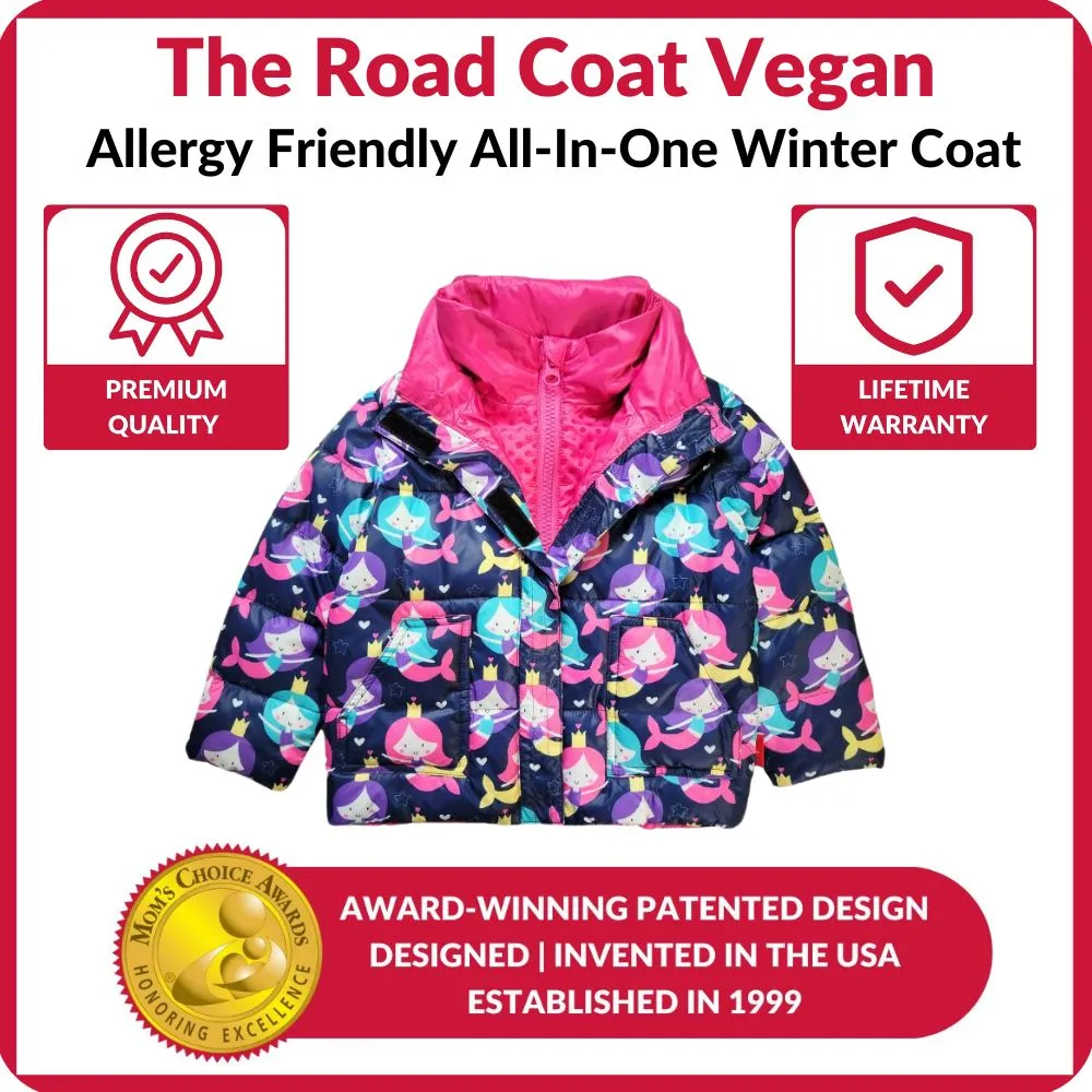 The Road Coat Vegan - Mermaid