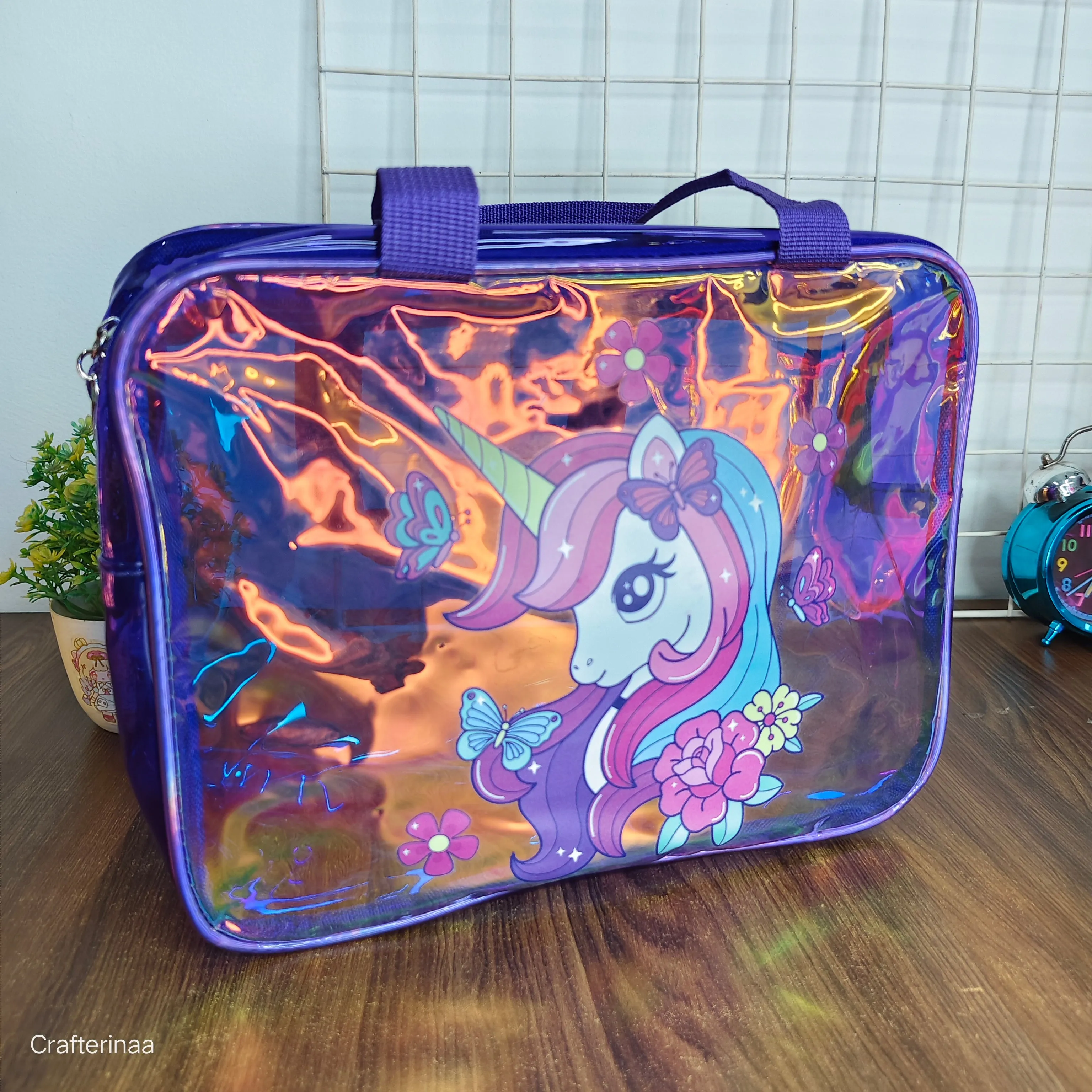 Unicorn Holographic bag